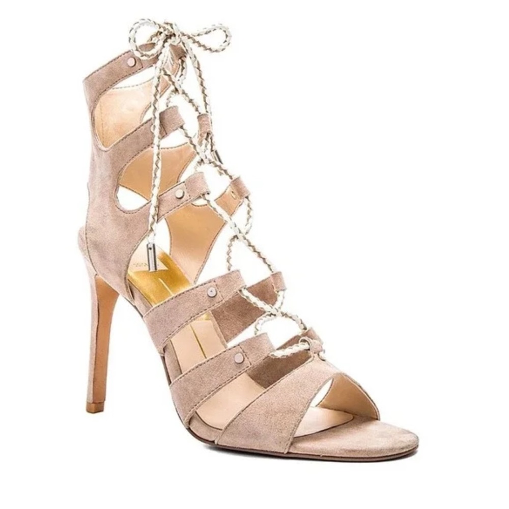 Dolce Vita Howie Lace-Up Gladiator Heeled Sandal - Size 7